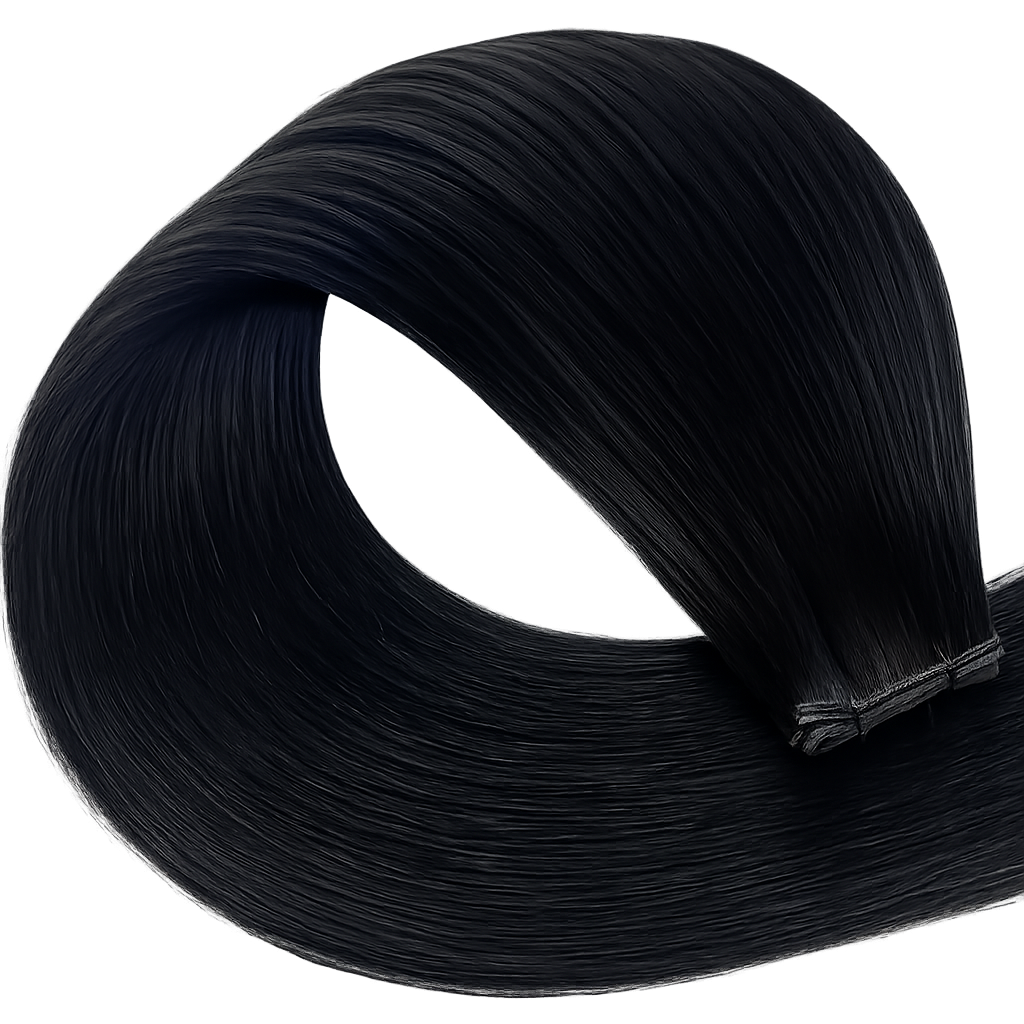 Invisible Tressen - Schwarz - 55-60cm - 50gramm